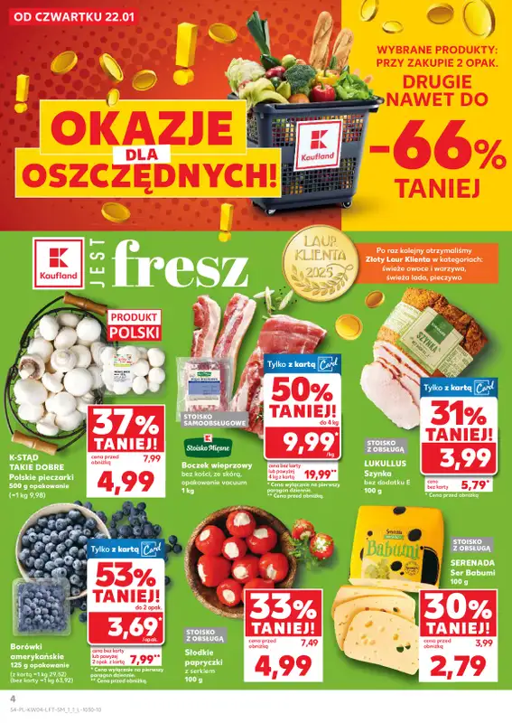 Kaufland - gazetka promocyjna Oferta Kaufland  do środy 28.01 - strona 4