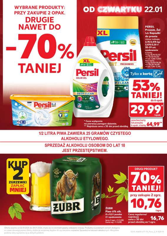 Kaufland - gazetka promocyjna Oferta Kaufland od czwartku 22.01 do środy 28.01 - strona 3