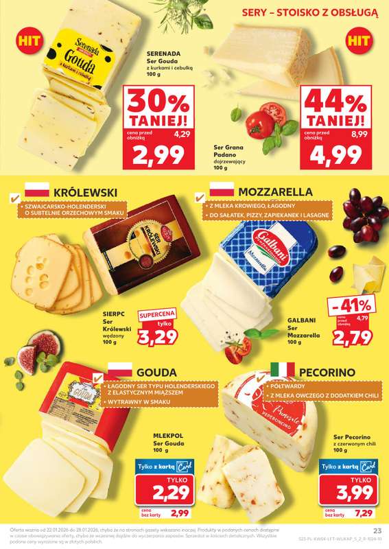 Kaufland - gazetka promocyjna Oferta Kaufland od czwartku 22.01 do środy 28.01 - strona 23