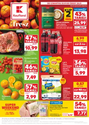 Kaufland - gazetka promocyjna Oferta Kaufland  do środy 28.01