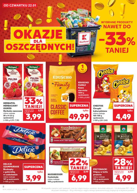 Kaufland - gazetka promocyjna Oferta Kaufland  do środy 28.01 - strona 8