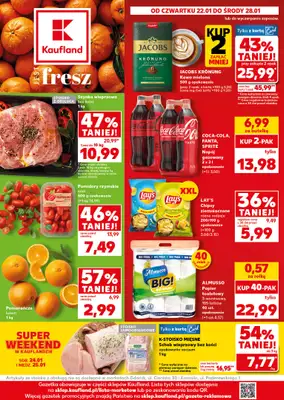 Kaufland - gazetka promocyjna Oferta Kaufland od czwartku 22.01 do środy 28.01
