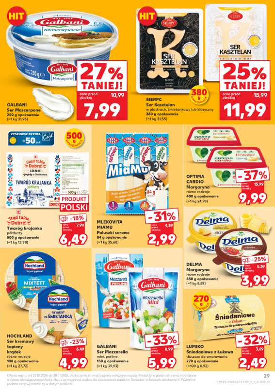 Kaufland - gazetka promocyjna Oferta Kaufland  do środy 28.01 - strona 29