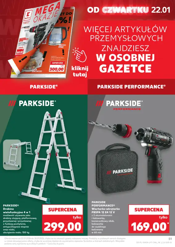 Kaufland - gazetka promocyjna Oferta Kaufland od czwartku 22.01 do środy 28.01 - strona 51