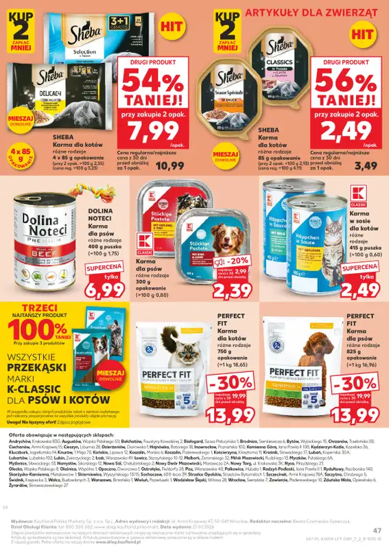 Kaufland - gazetka promocyjna Oferta Kaufland  do środy 28.01 - strona 47