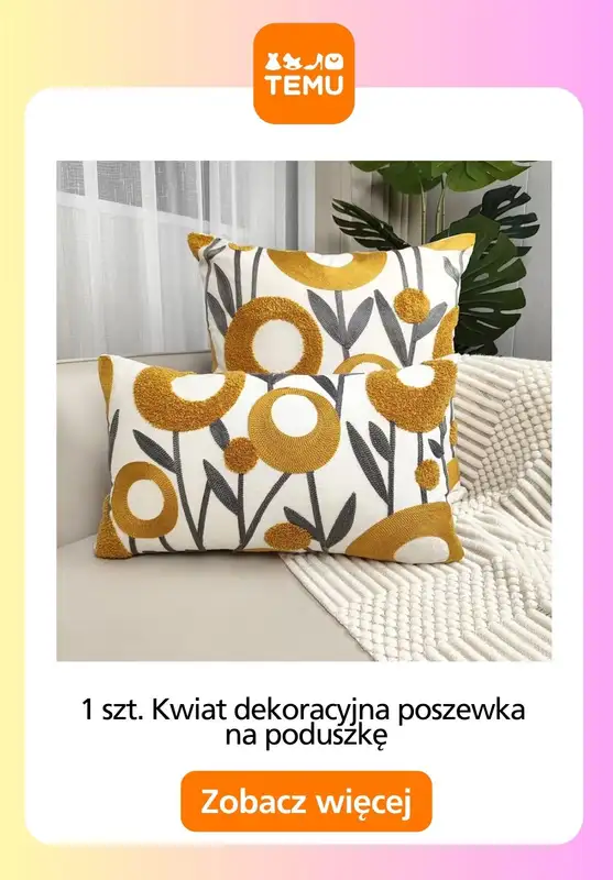 Temu - gazetka promocyjna Dekoracje kanapy i sofy od wtorku 20.01  - strona 4