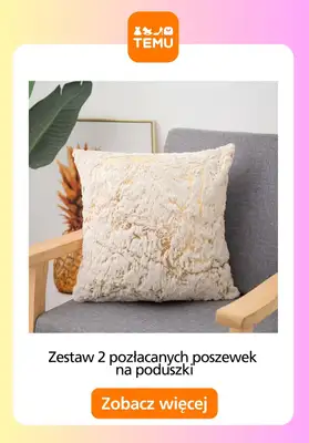 Temu - gazetka promocyjna Dekoracje kanapy i sofy od wtorku 20.01  - strona 6