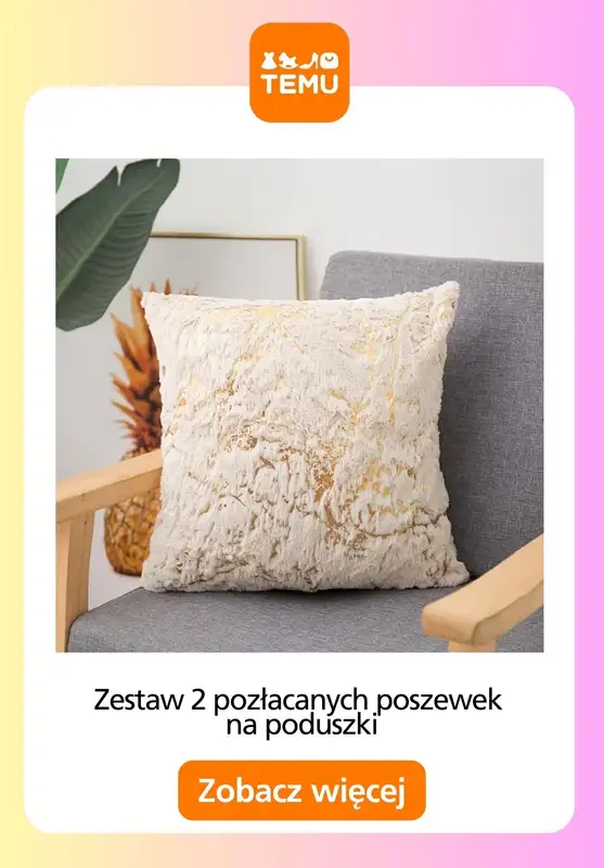 Temu - gazetka promocyjna Dekoracje kanapy i sofy od wtorku 20.01  - strona 6