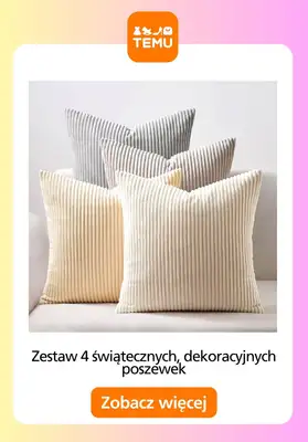 Temu - gazetka promocyjna Dekoracje kanapy i sofy od wtorku 20.01  - strona 14