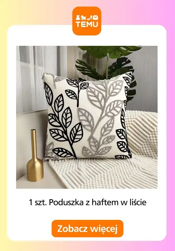 Temu - gazetka promocyjna Dekoracje kanapy i sofy od wtorku 20.01  - strona 3