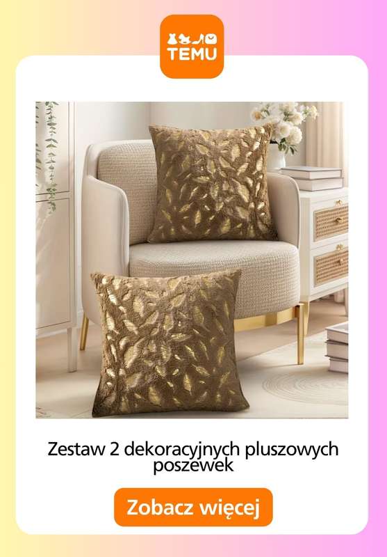 Temu - gazetka promocyjna Dekoracje kanapy i sofy od wtorku 20.01  - strona 7
