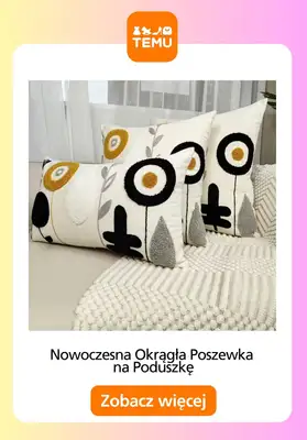 Temu - gazetka promocyjna Dekoracje kanapy i sofy od wtorku 20.01  - strona 11