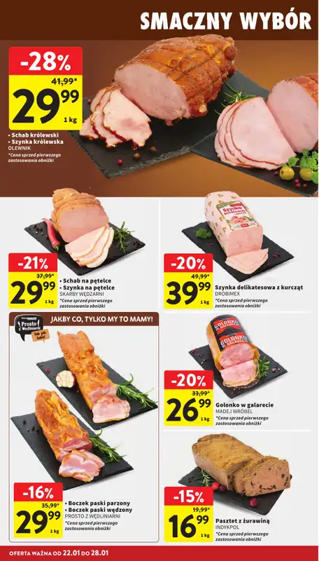 Intermarche - gazetka promocyjna Gazetka od czwartku 22.01 do środy 28.01 - strona 18