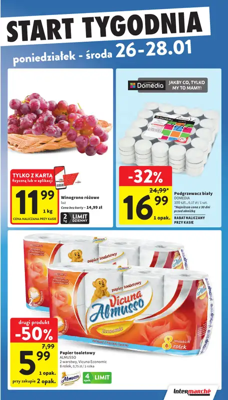 Intermarche - gazetka promocyjna Intertani start tygodnia od poniedziałku 26.01 do środy 28.01 - strona 3