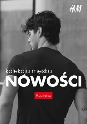 H&M - gazetka promocyjna NOWOŚCI kolekcja męska od wtorku 20.01 