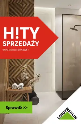 Leroy Merlin - gazetka promocyjna HITY sprzedaży od wtorku 20.01 do wtorku 27.01