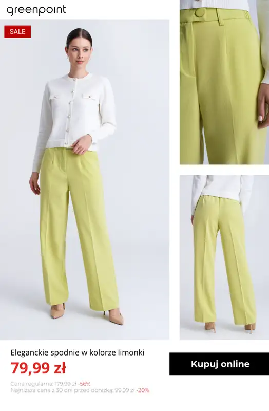Greenpoint - gazetka promocyjna Spodnie do -50% od wtorku 20.01  - strona 13