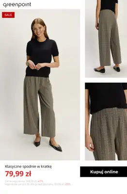 Greenpoint - gazetka promocyjna Spodnie do -50% od wtorku 20.01  - strona 4