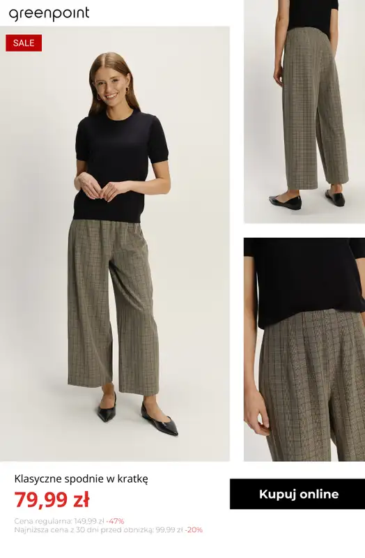 Greenpoint - gazetka promocyjna Spodnie do -50% od wtorku 20.01  - strona 4