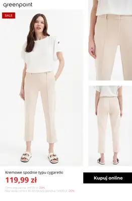 Greenpoint - gazetka promocyjna Spodnie do -50% od wtorku 20.01  - strona 12