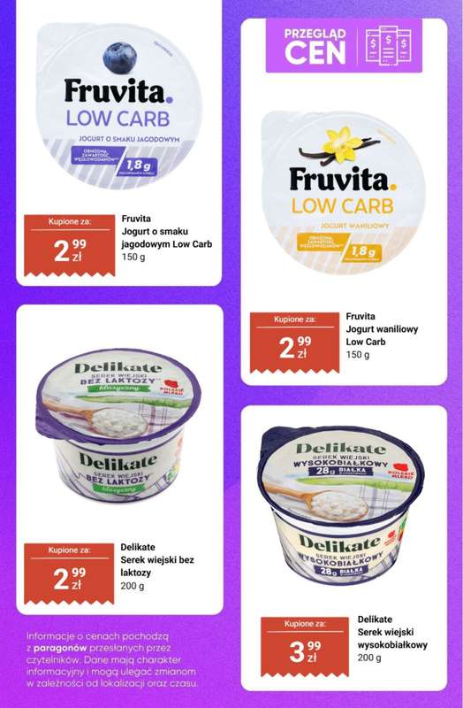 Biedronka - gazetka promocyjna Produkty FIT i PROTEINOWE - przegląd cen od czwartku 22.01  - strona 8