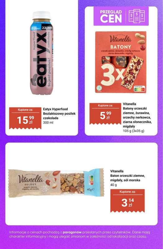 Biedronka - gazetka promocyjna Produkty FIT i PROTEINOWE - przegląd cen od czwartku 22.01  - strona 7