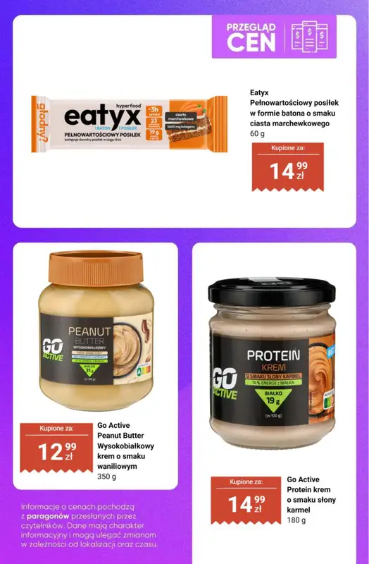 Biedronka - gazetka promocyjna Produkty FIT i PROTEINOWE - przegląd cen od czwartku 22.01  - strona 6