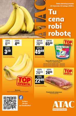 Auchan - gazetka promocyjna Gazetka ATAC Hiper Discount od czwartku 22.01 do środy 11.02