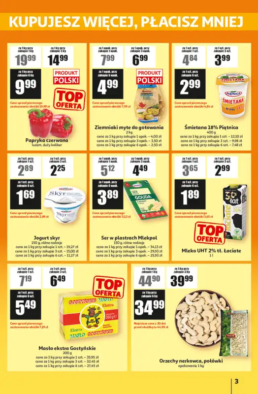 Auchan - gazetka promocyjna Gazetka ATAC Hiper Discount od czwartku 22.01 do środy 11.02 - strona 3