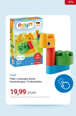 Smyk - gazetka promocyjna Klocki PolyM do -25% od wtorku 20.01 do poniedziałku 26.01 - strona 4