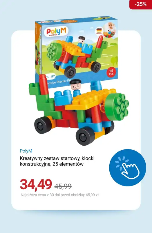 Smyk - gazetka promocyjna Klocki PolyM do -25% od wtorku 20.01 do poniedziałku 26.01 - strona 2