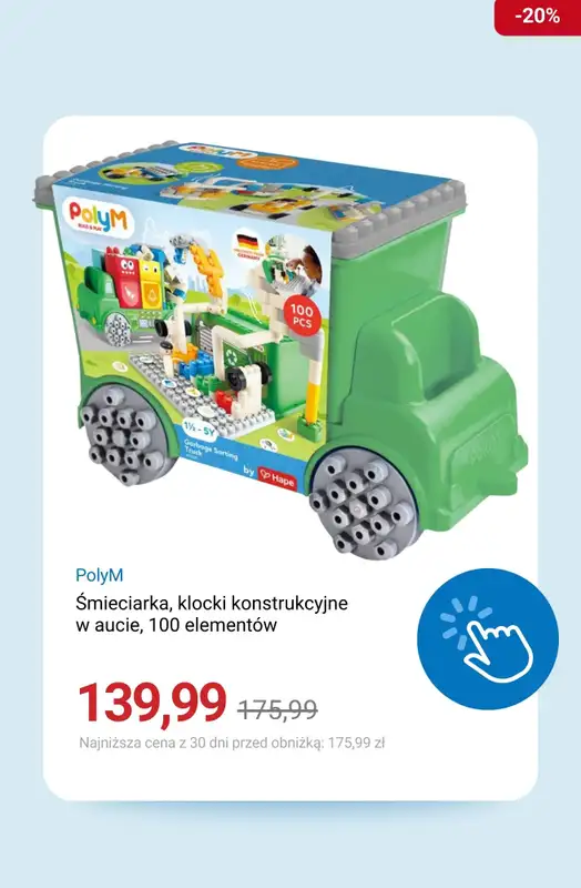 Smyk - gazetka promocyjna Klocki PolyM do -25% od wtorku 20.01 do poniedziałku 26.01 - strona 5