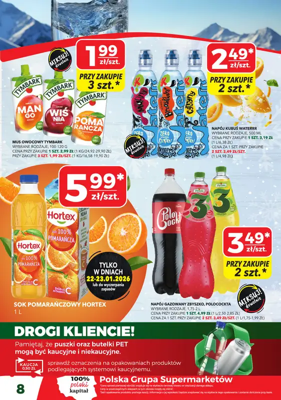 Top Market - gazetka promocyjna Gazetka od czwartku 22.01 do niedzieli 01.02 - strona 8