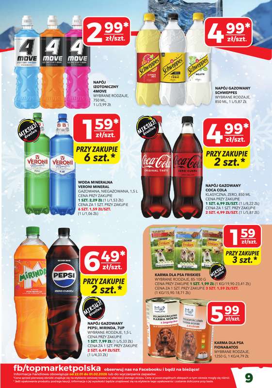 Top Market - gazetka promocyjna Gazetka od czwartku 22.01 do niedzieli 01.02 - strona 9