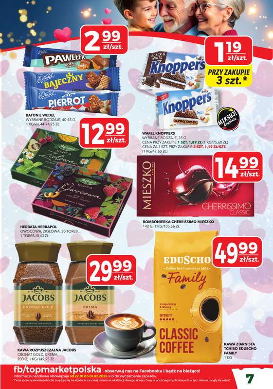Top Market - gazetka promocyjna Gazetka od czwartku 22.01 do niedzieli 01.02 - strona 7