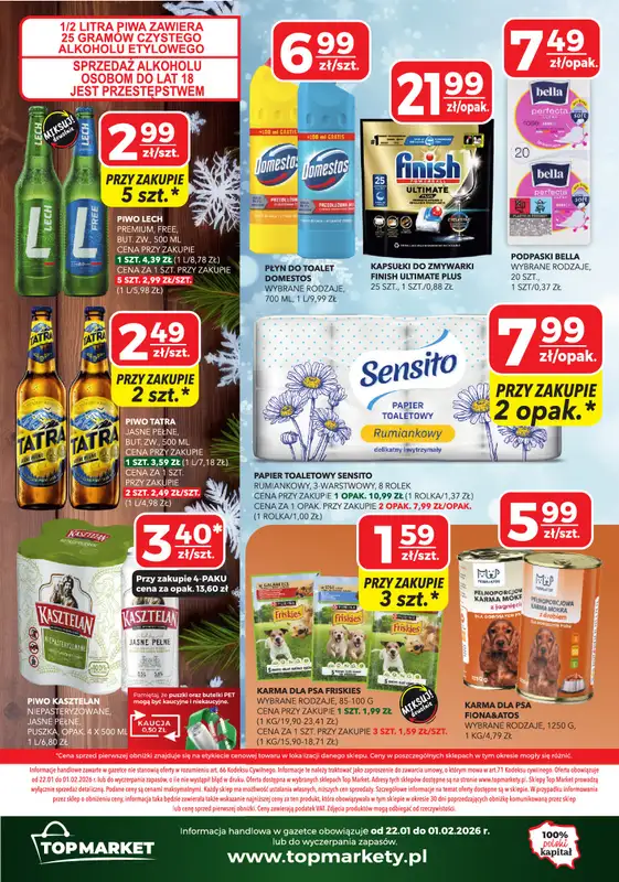 Top Market - gazetka promocyjna Gazetka od czwartku 22.01 do niedzieli 01.02 - strona 4