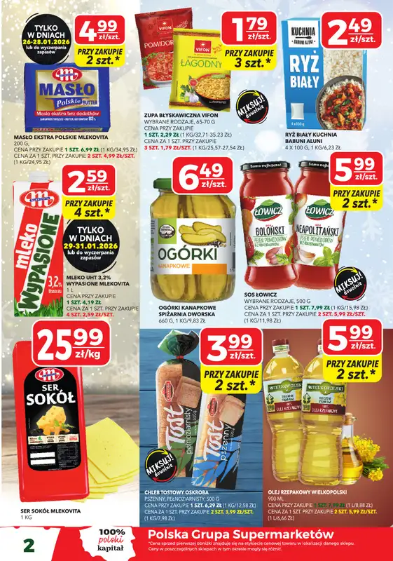 Top Market - gazetka promocyjna Gazetka od czwartku 22.01 do niedzieli 01.02 - strona 2