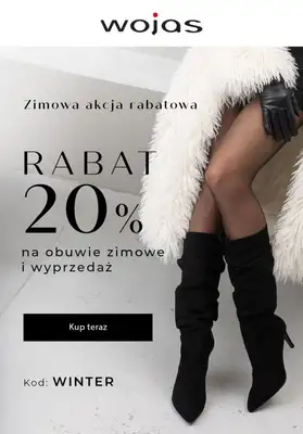 BEST SALE - gazetka promocyjna Wojas | -20% na obuwie zimowe i wyprzedaż od wtorku 20.01 do środy 21.01
