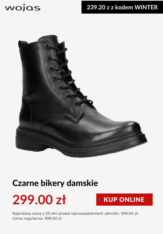 BEST SALE - gazetka promocyjna Wojas | -20% na obuwie zimowe i wyprzedaż od wtorku 20.01 do środy 21.01 - strona 2