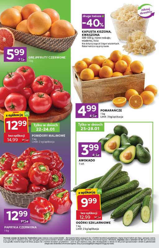 Stokrotka - gazetka promocyjna Gazetka Express od czwartku 22.01 do środy 28.01 - strona 2