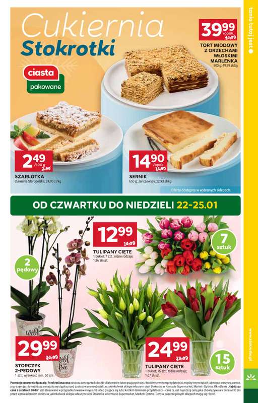 Stokrotka - gazetka promocyjna Gazetka Market od czwartku 22.01 do środy 28.01 - strona 5