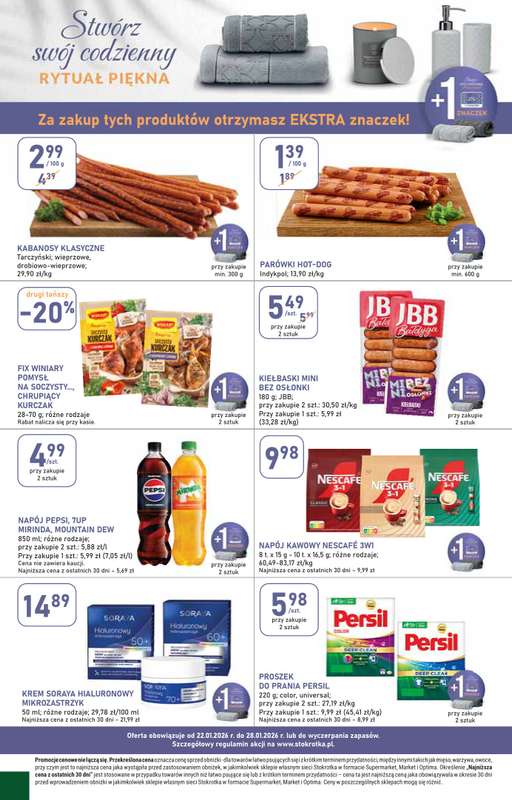 Stokrotka - gazetka promocyjna Gazetka Market od czwartku 22.01 do środy 28.01 - strona 20