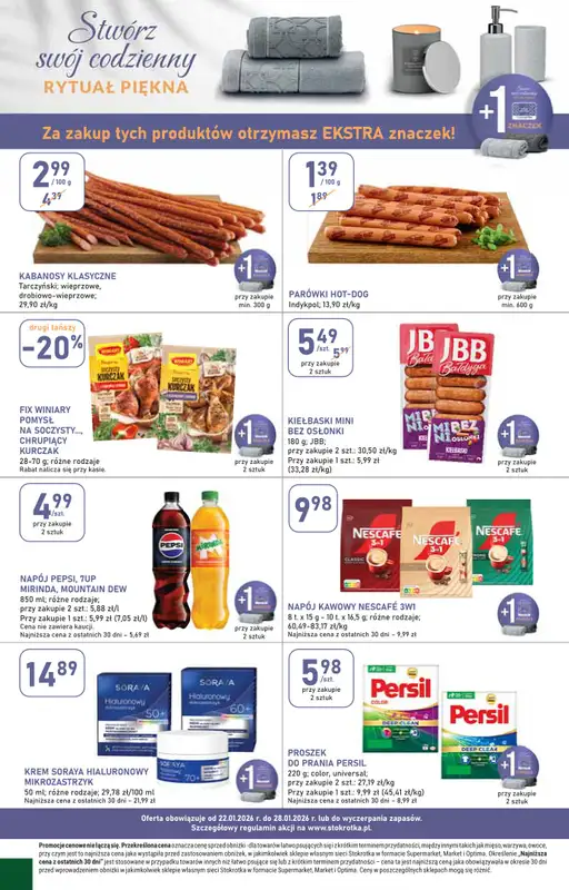 Stokrotka - gazetka promocyjna Gazetka Market od czwartku 22.01 do środy 28.01 - strona 20