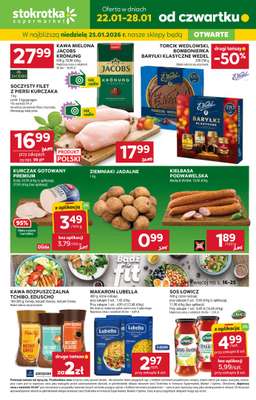 Stokrotka - gazetka promocyjna Gazetka Supermarket od czwartku 22.01 do środy 28.01
