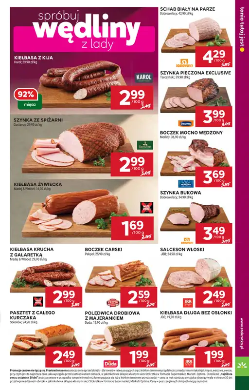 Stokrotka - gazetka promocyjna Gazetka Supermarket od czwartku 22.01 do środy 28.01 - strona 9