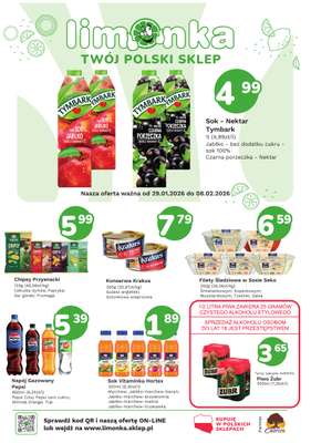 Limonka - gazetka promocyjna Gazetka od czwartku 29.01 do niedzieli 08.02