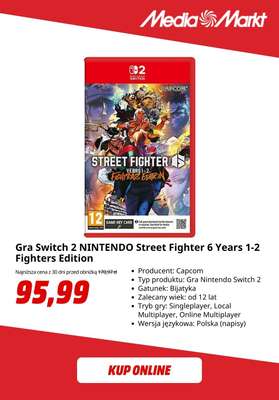 Gra Switch 2 NINTENDO Street Fighter 6 Years 1-2 Fighters Edition