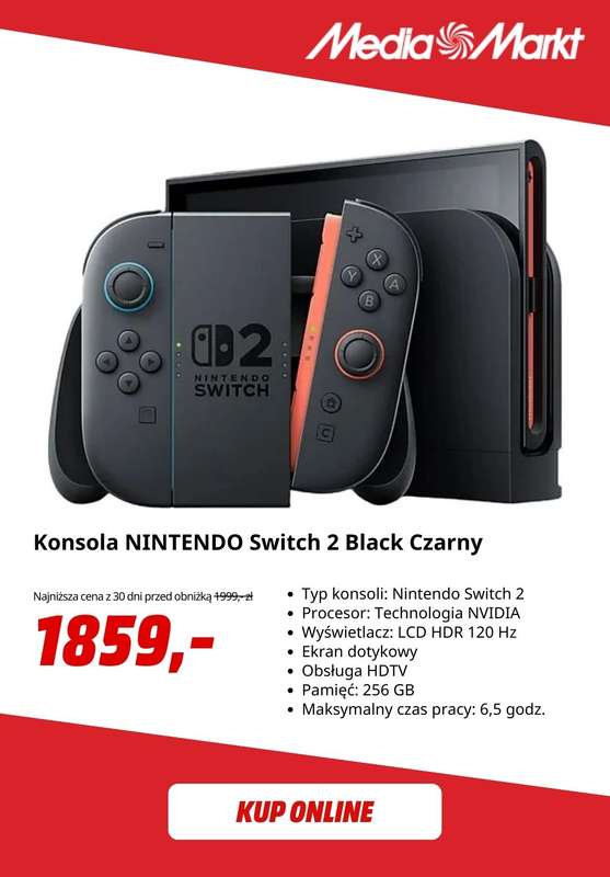 Media Markt - gazetka promocyjna Okazje na Nintendo Switch 2 do -43% od wtorku 20.01 do poniedziałku 02.02 - strona 8
