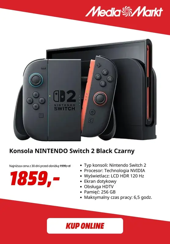 Media Markt - gazetka promocyjna Okazje na Nintendo Switch 2 do -43% od wtorku 20.01 do poniedziałku 26.01 - strona 8
