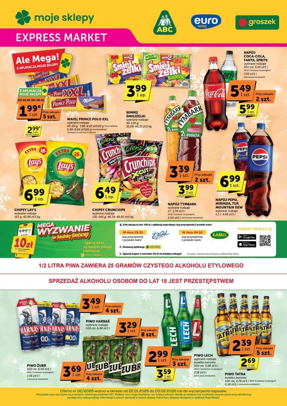 Euro Sklep - gazetka promocyjna Gazetka Expressmarket  do wtorku 03.02